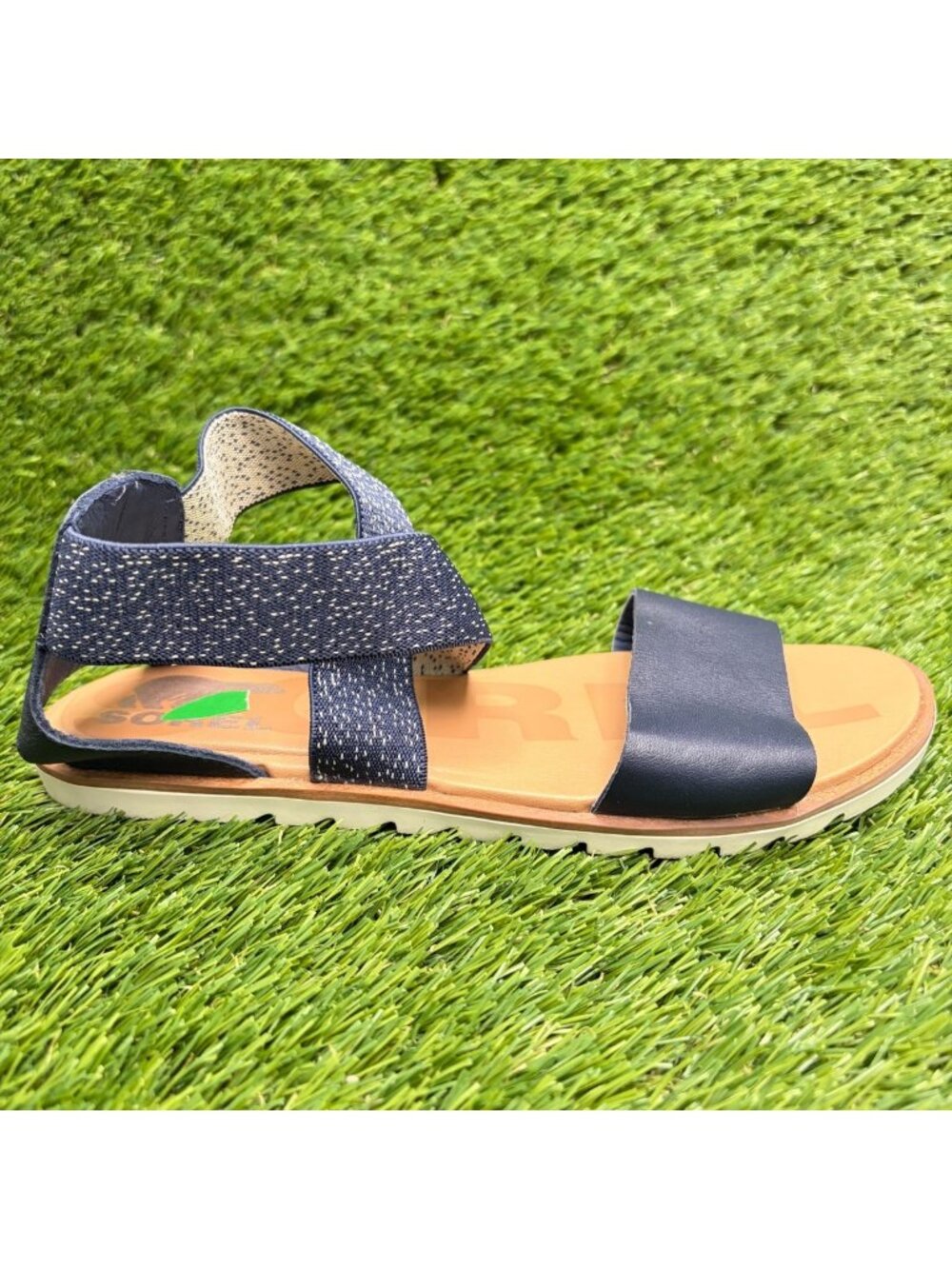 Sorel Ella II Womens Size 6.5 Blue Beach Classic Outdoor Slip On Strappy Sandals